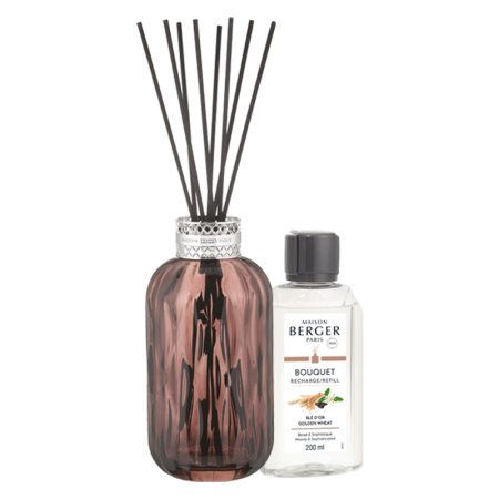 Аромадиффузор "Квинтэссенция" сливовый с ароматом "Золотая Пшеница" 200мл Maison Berger