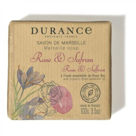 Аромамыло "Роза и шафран" 100гр Durance