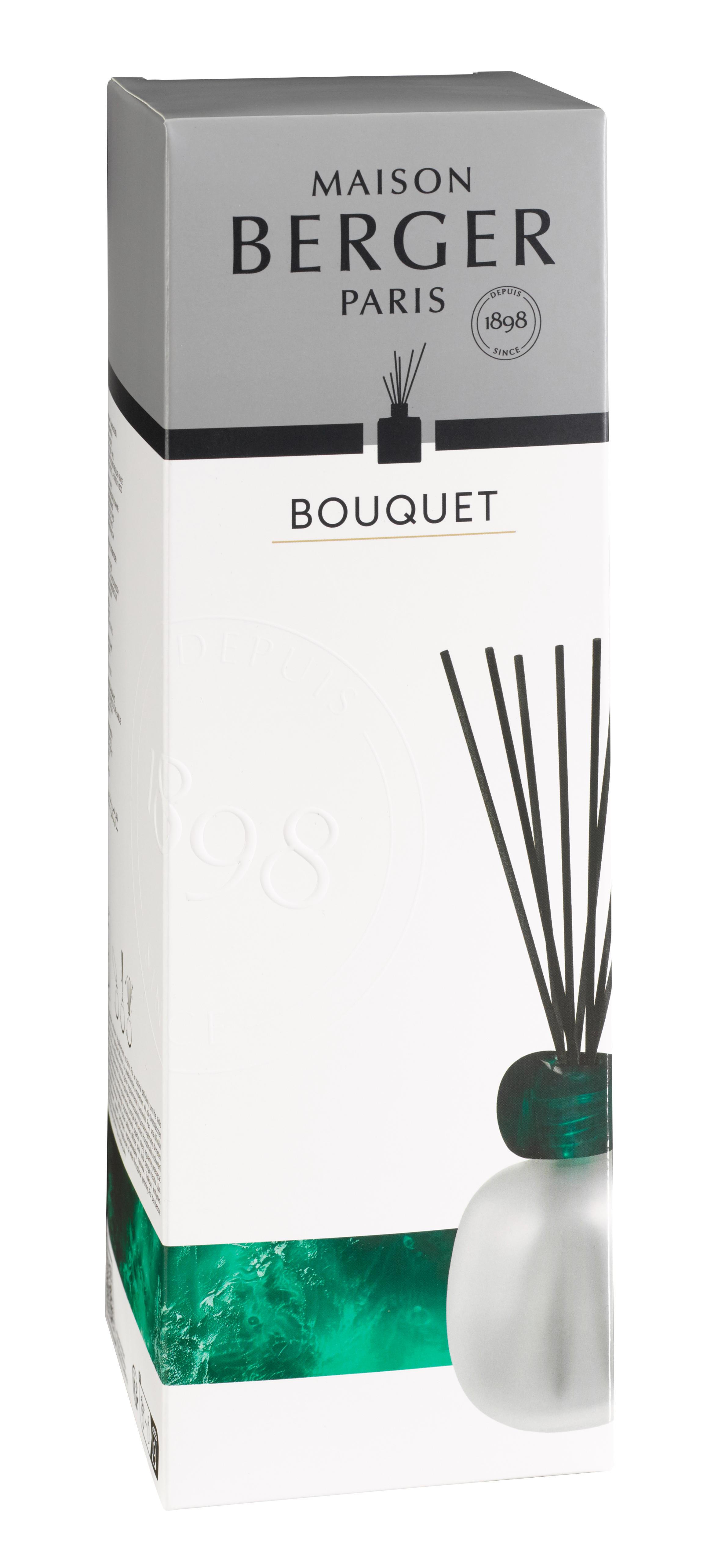 Аромадиффузор "Минерал" изумрудный аромат "Синий соблазн" Maison Berger