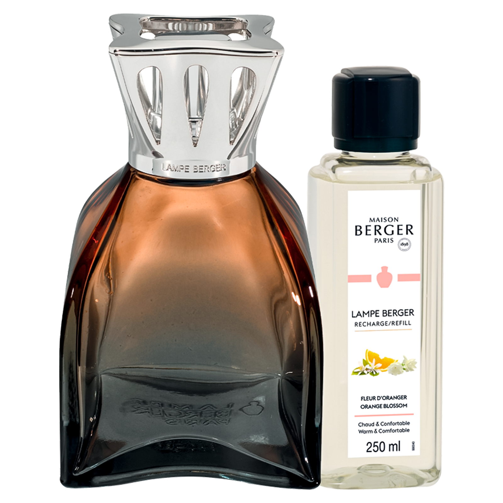 Набор с Лампой Берже "Лилли" ароматом "Флёрдоранж" 250мл Maison Berger