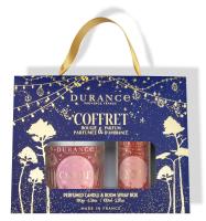 Подарочный набор (свеча и спрей) "Апельсин с корицей" Durance