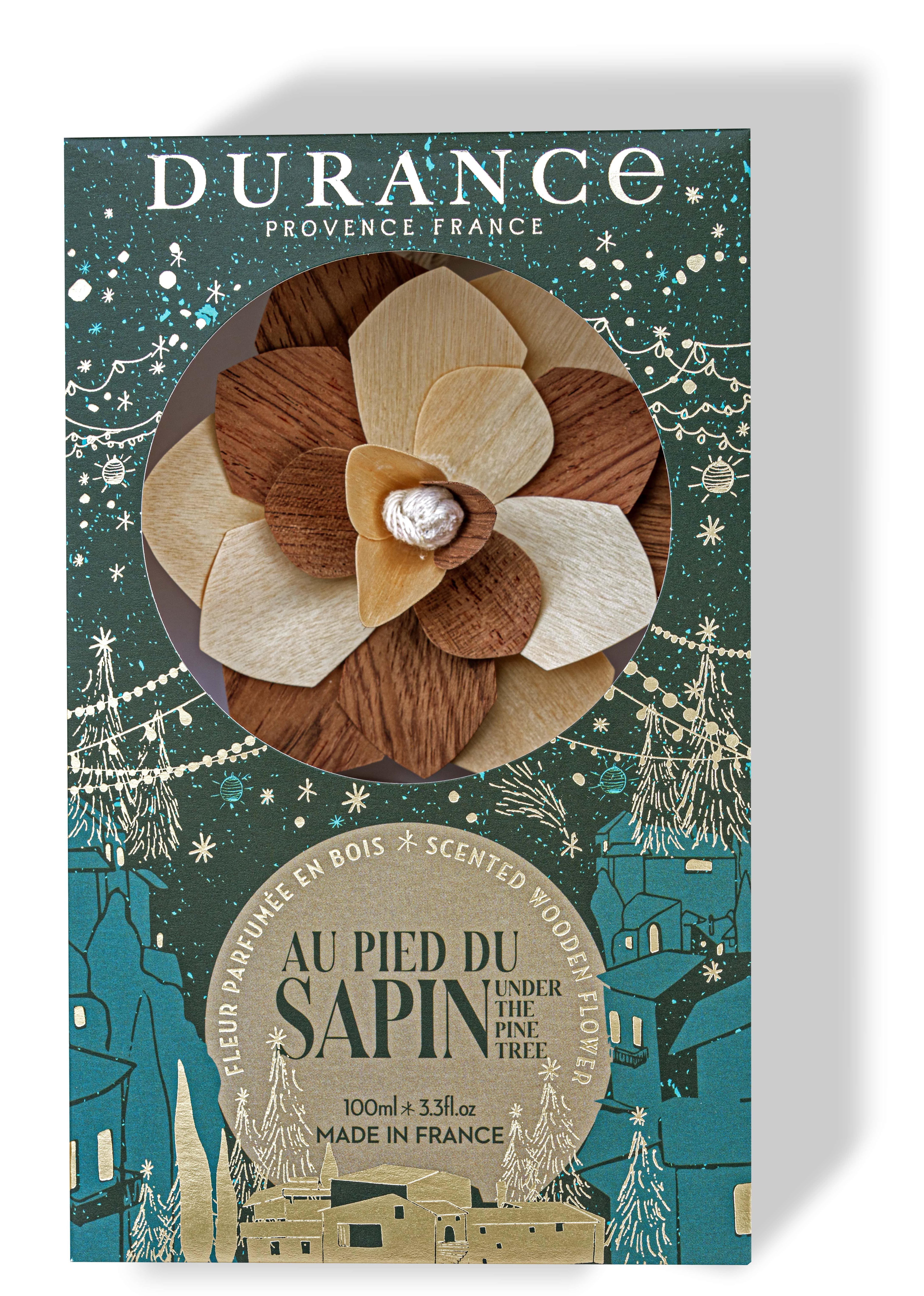 Аромадиффузор с цветком "Под елью" 100мл Durance