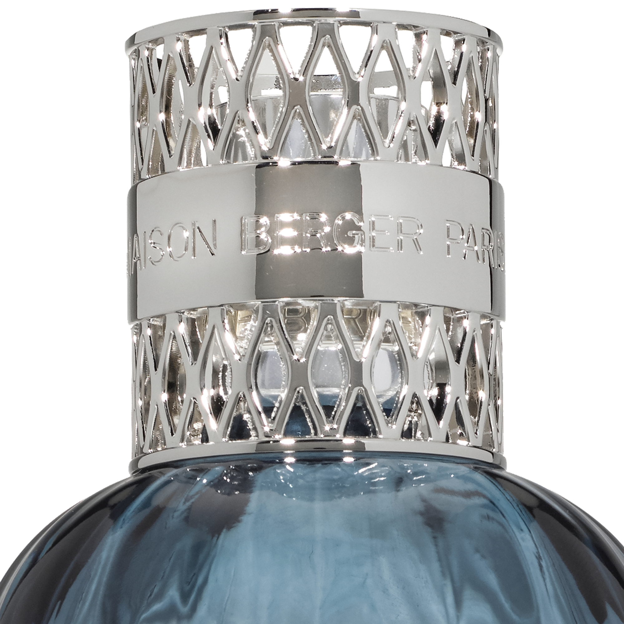 Набор с Лампой Берже "Квинтэссенция" голубой ароматом "Золотая Пшеница" 250мл Maison Berger