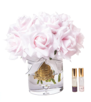 Большой аромабукет розовых роз Cote Noire