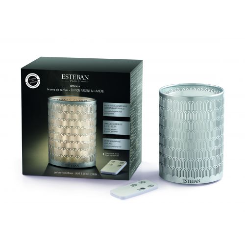 Аромалампа ультразвуковая "Серебро и свет" Esteban Parfums