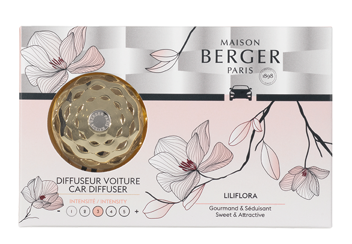 Ароматизатор для авто "Болеро" с ароматом "Лилифлора" Maison Berger