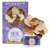 Аромадиффузор с цветком "Зимний мускус" 100мл Durance