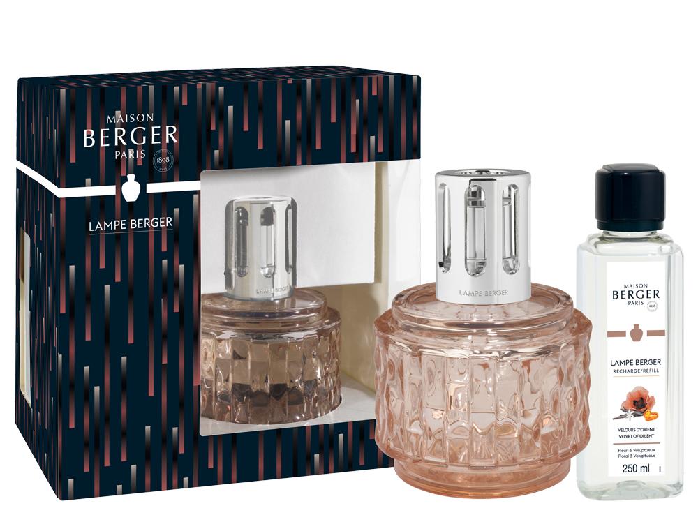 Лампа Берже "Вариация" нюд с ароматом "Восточный Бархат" 250мл Maison Berger