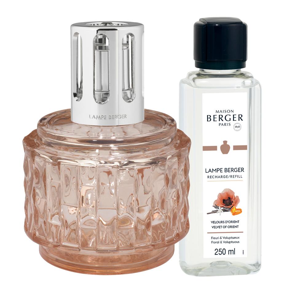 Лампа Берже "Вариация" нюд с ароматом "Восточный Бархат" 250мл Maison Berger
