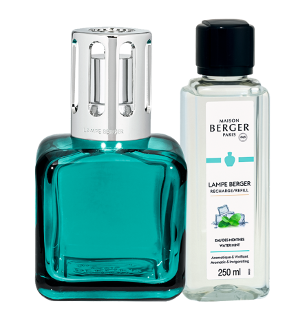 Набор с Лампой Берже "Куб" ароматом "Мятная Свежесть" 250мл Maison Berger
