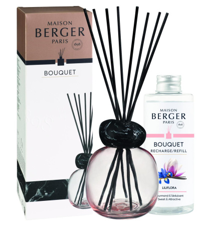 Аромадиффузор "Минерал" нюд 260мл аромат "Лилифлора" Maison Berger