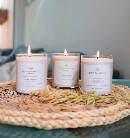 Аромасвеча "Драгоценная амбра" 180г Plantes et Parfums