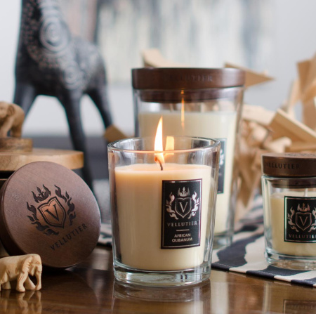 Аромасвеча "Африканский Олибанум" 225гр Vellutier