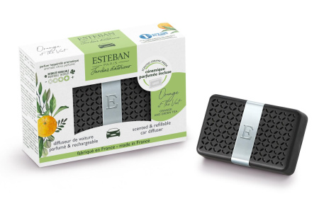 Ароматизатор для авто "Апельсин и Зеленый чай" Esteban Parfums