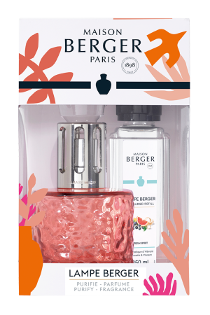Набор с Лампой Берже "Мираж" розовый "Свежее Вдохновение" 250мл Maison Berger