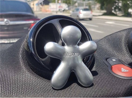 Ароматизатор для авто NIKI "Свежий воздух"серебряный Mr&Mrs Fragrance