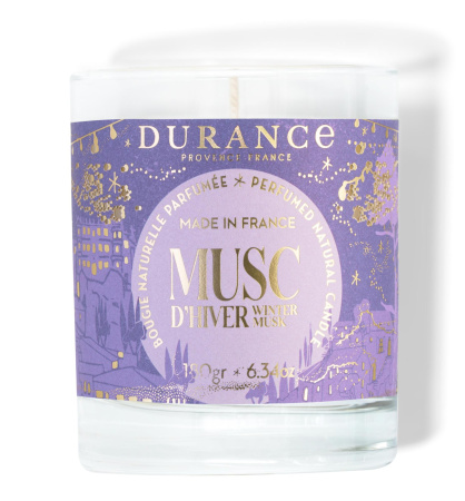 Аромасвеча "Зимний мускус" 180гр Durance