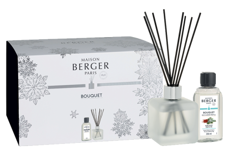 Аромадиффузор "Снежная зима" 125мл с ароматом "Морозная хвоя" 200мл Maison Berger