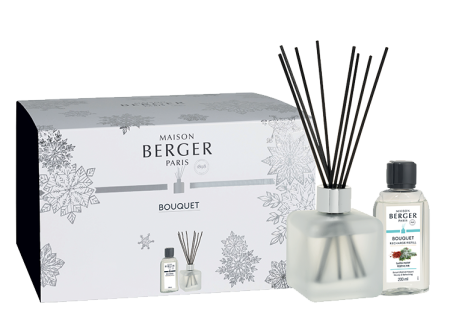 Аромадиффузор "Снежная зима" 125мл с ароматом "Морозная хвоя" 200мл Maison Berger