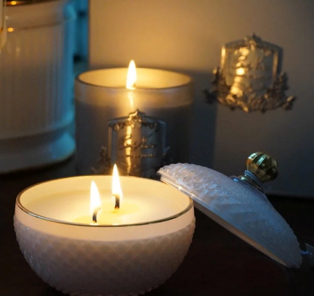 Аромасвеча Art Deco "Жасминовый чай" 300гр белая Cote Noire