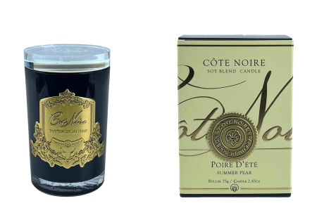 Аромасвеча "Летняя груша" 75гр золото Cote Noire