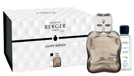 Лампа Берже "Уют" коричневая с ароматом "Уютный Мускус" 250мл Maison Berger
