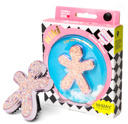 Ароматизатор для авто NIKI розовый "Мисс Роза" Mr&Mrs Fragrance