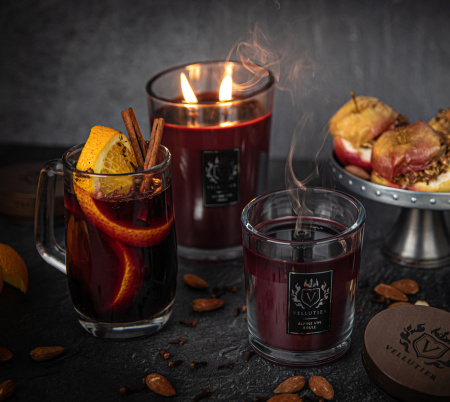 Аромасвеча "Альпийский глинтвейн" 515гр Vellutier
