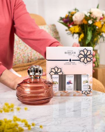 Лампа Берже "Эхо" розовая Maison Berger