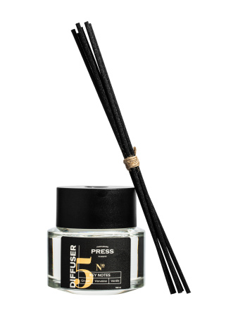 Аромадиффузор с палочками №5: имбирь, ваниль, вербена, 100мл Press Gurwitz