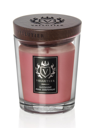 Аромасвеча "Сочный розовый грейпфрут" 225гр Vellutier