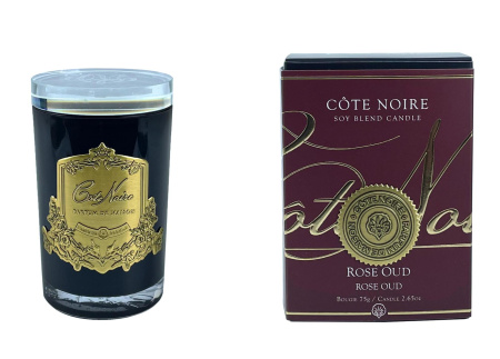 Аромасвеча "Удовая роза" 75гр золото Cote Noire