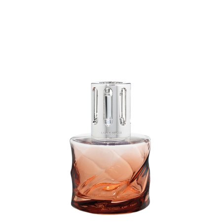 Набор с Лампой Берже "Спираль" в розовом с ароматом "Яркий ревень" Maison Berger