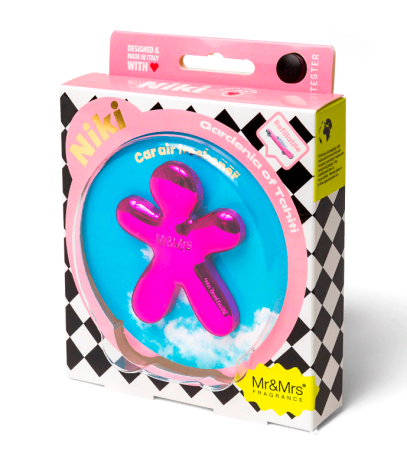 Ароматизатор для авто NIKI розовый "Гардения Таити" Mr&Mrs Fragrance