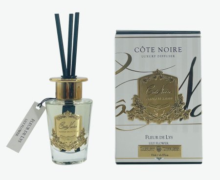Аромадиффузор "Цветы лилии" 90мл золото Cote Noire