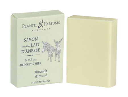 Мыло с ослиным молочком "Миндаль" 100г Plantes et Parfums