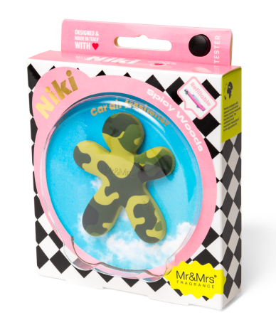 Ароматизатор для авто NIKI "Пряное дерево" Mr&Mrs Fragrance