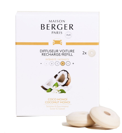 Аромат для автомобильной клипсы "Тропический кокос" Maison Berger