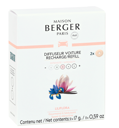Аромат для автомобильной клипсы "Лилифлора" Maison Berger