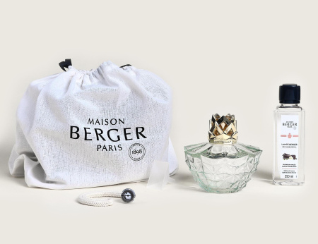 Лампа Берже "Кали" прозрачная с ароматом "Ванильное Великолепие" 250мл Maison Berger