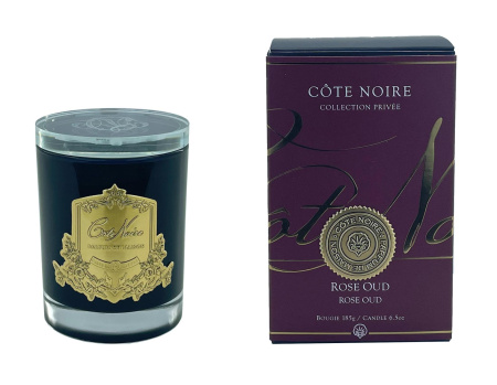 Аромасвеча "Удовая роза" 185гр золото Cote Noire