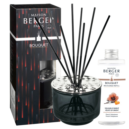 Аромадиффузор "Вариация" серый с ароматом "Восточный Бархат" 200мл Maison Berger