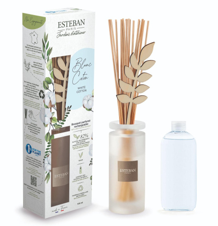 Аромадиффузор "Белый хлопок" 100мл Esteban Parfums