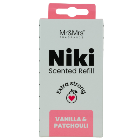 Сменный блок для клипсы NIKI аромат "Ваниль и пачули" Mr&Mrs Fragrance