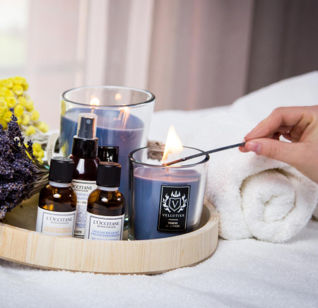 Аромасвеча "Порт Амальфи" 225гр Vellutier