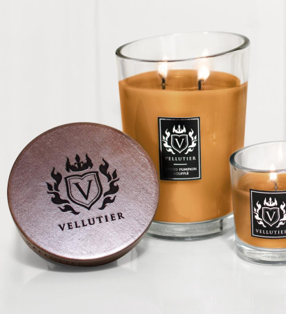 Аромасвеча "Пряное тыквенное суфле" 515гр Vellutier