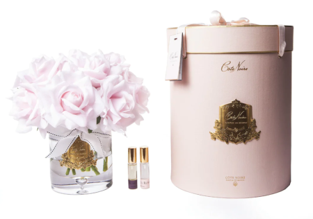 Большой аромабукет розовых роз Cote Noire