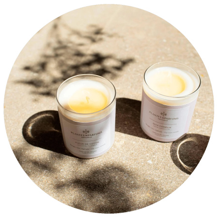 Аромасвеча "Роскошная камелия" 180г Plantes et Parfums