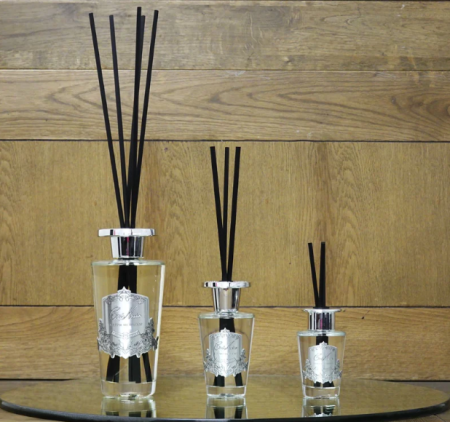 Аромадиффузор "Цветы лилии" 150мл серебро Cote Noire