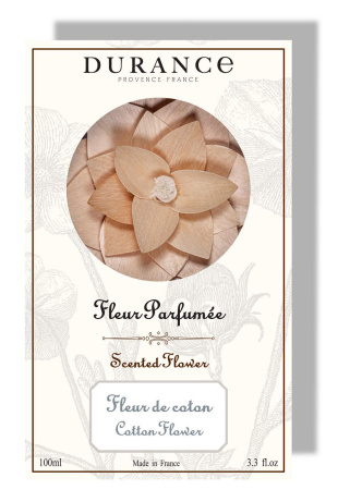 Аромадиффузор с цветком "Цветок хлопка" 100мл Durance